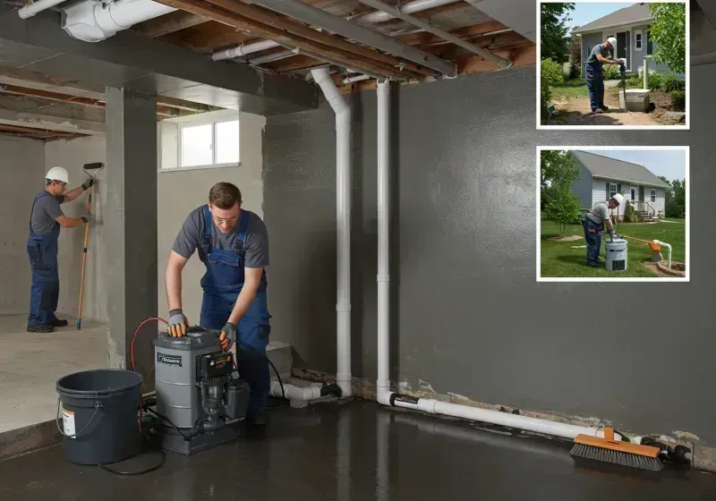 Basement Waterproofing and Flood Prevention process in North Judson, IN